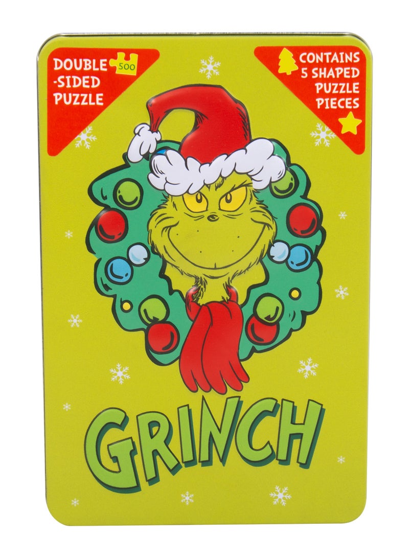 Fizz Creations - F-527 Fizz Creation Dr. Seuss The Grinch Double-Sided Jigsaw Puzzle Age 8+ - Image 1