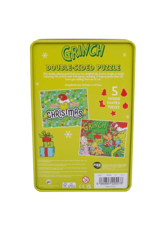 Fizz Creations - F-527 Fizz Creation Dr. Seuss The Grinch Double-Sided Jigsaw Puzzle Age 8+ - Image 2