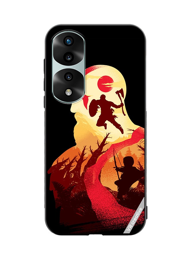 VR CREATIVE Protective Case Cover For Honor 70 Pro God Of War Design Multicolour - Image 1