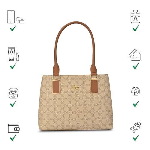 Lavie Women's Zabby 2C Monoprint Satchel Bag for Women | Satchel Handbag for Work | Ladies purse | Stylish Shoulder Bag | Gift For Ladies - Image 5