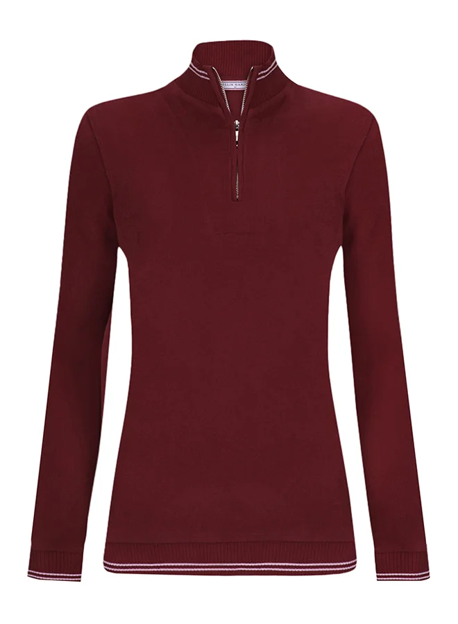 فيليكس هاردي Half-Zip Knit Sweater