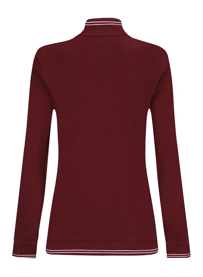 FELIX HARDY  Half-Zip Knit Sweater for Women | Best Price UAE