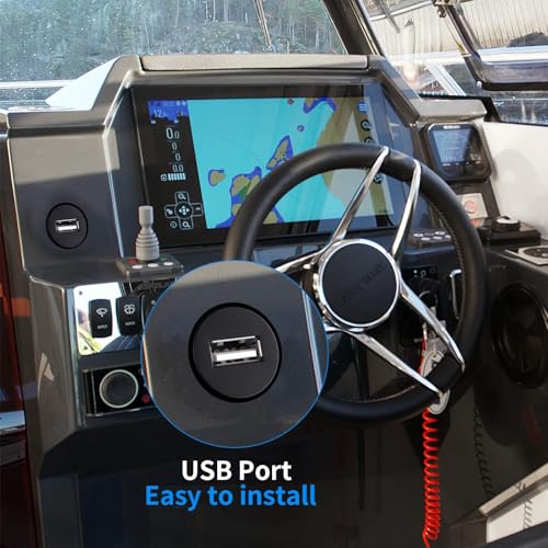 Ekylin Universal Auto USB Extension Cable Dashboard Flush Mount for Car Radio Stereo Android Wince Head Unit DVD CD Media Player 3 Feet - Image 4