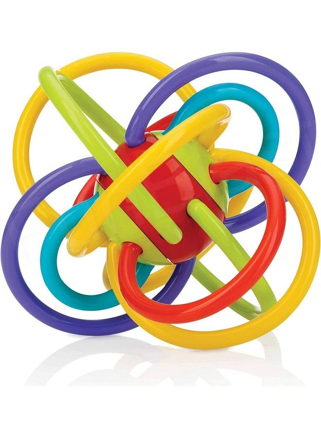 FunBlast Loops Teething Ring Teether Rings With Rattle Sound Toys For New Born Baby Silicone Rings Loop Teether For Baby Infant Teething Ring Toys (Multicolor)  - Image 2