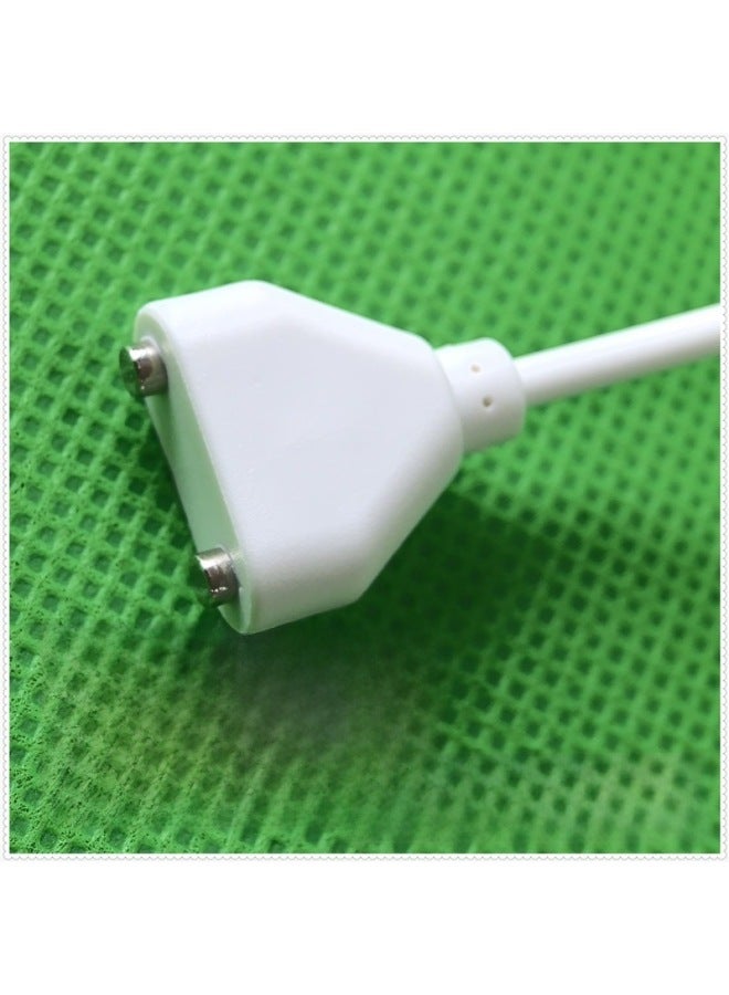 Adults Magnetic Charging Cable 4-13MM Center Distance Airplane Cup Sexual Products USB Charging Cable Digital Power Line-Color:Center Distance 12MM White 0.8 Meters  - Image 1