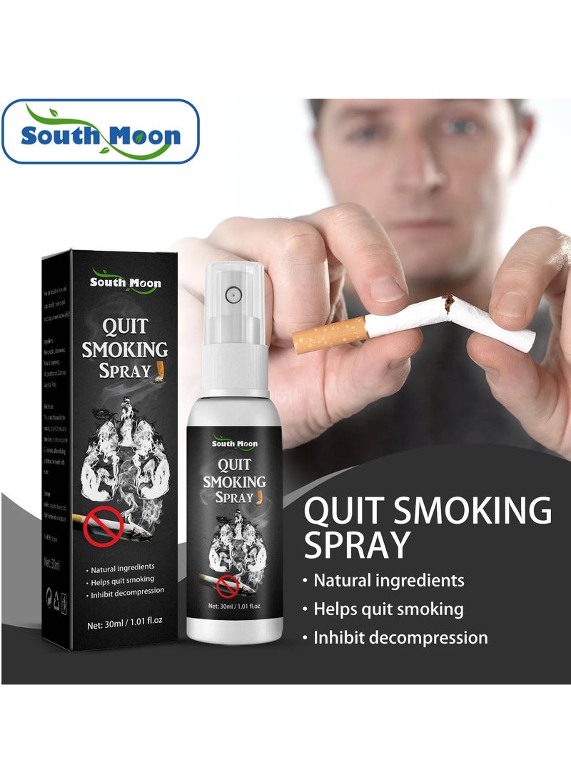 SOUTH MOON 1pcs Anti Smoking Oral Care Spray Quit Smoking Spray 30ml  - Image 2