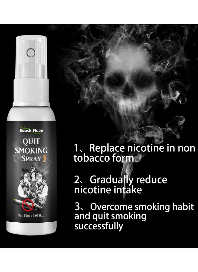 SOUTH MOON 1pcs Anti Smoking Oral Care Spray Quit Smoking Spray 30ml  - Image 4