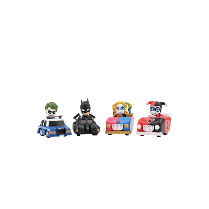 YuMe Beast Kingdom DC Comics Batman Zoom Pullback Car (6 cm, Assorted) - Image 1