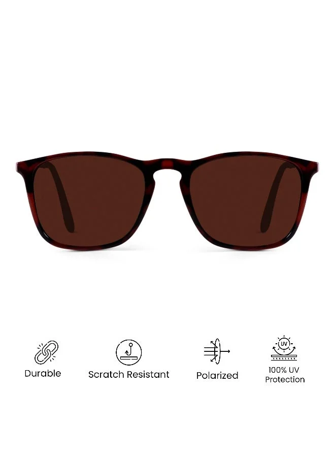 Woggles Desert dream polarized square sunglasses