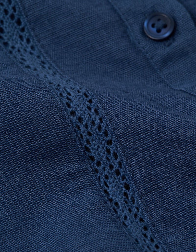American Eagle AE Button-Up Lace Insert Mini Dress - Image 3