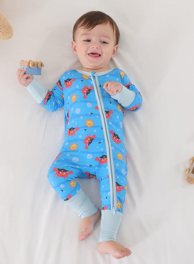 GUISBY Pajama Set for Boys, Soft Viscose from Bamboo Toddler Pajamas for Kids, 6-12 Months - Image 4