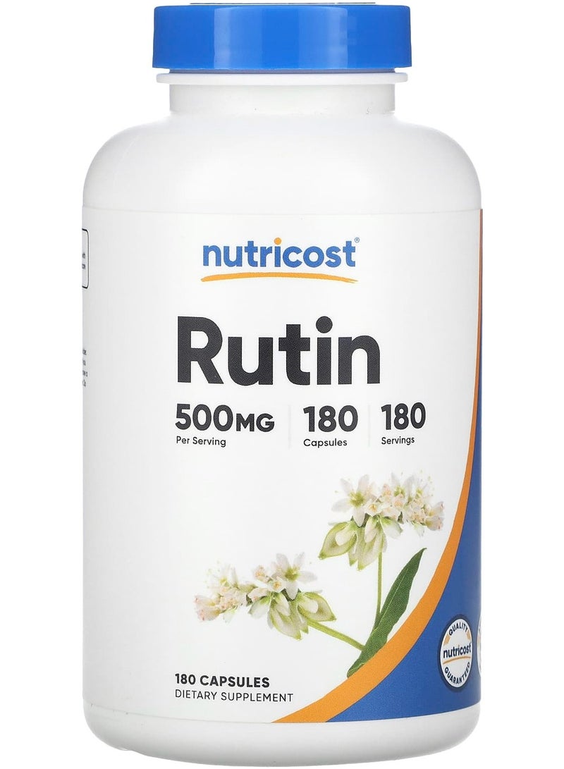Nutricost Rutin, 500 mg, 180 Capsules