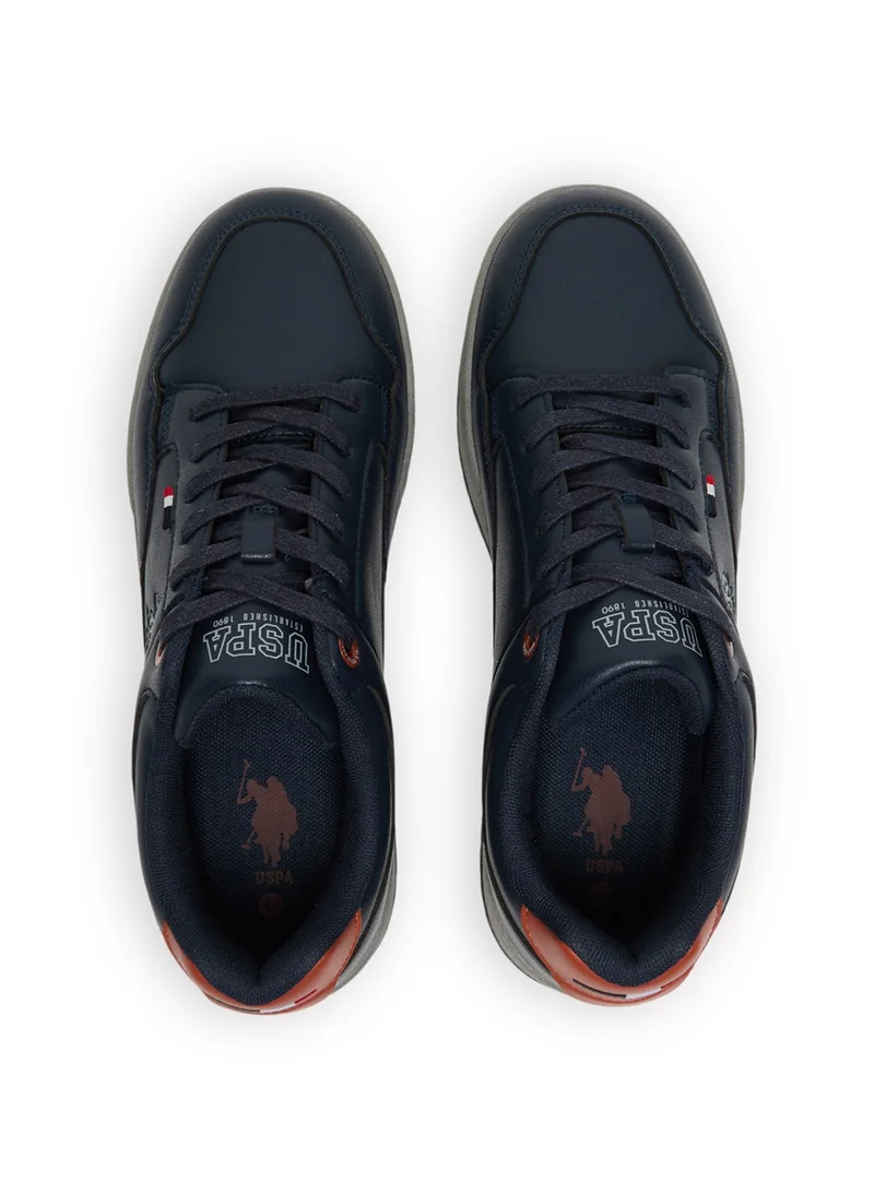 U.S. Polo Assn. Men's Navy Casual Sneakers -  Lightweight Shoes For Everyday Comfort and Stylish Sporty Look