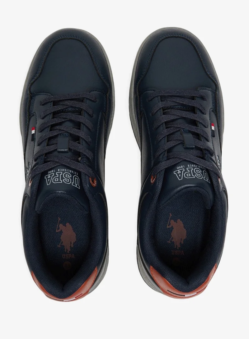U.S. Polo Assn. Navy Men's Navy Casual Sneakers -  Lightweight Shoes For Everyday Comfort and Stylish Sporty Look for Men | Best Price UAE