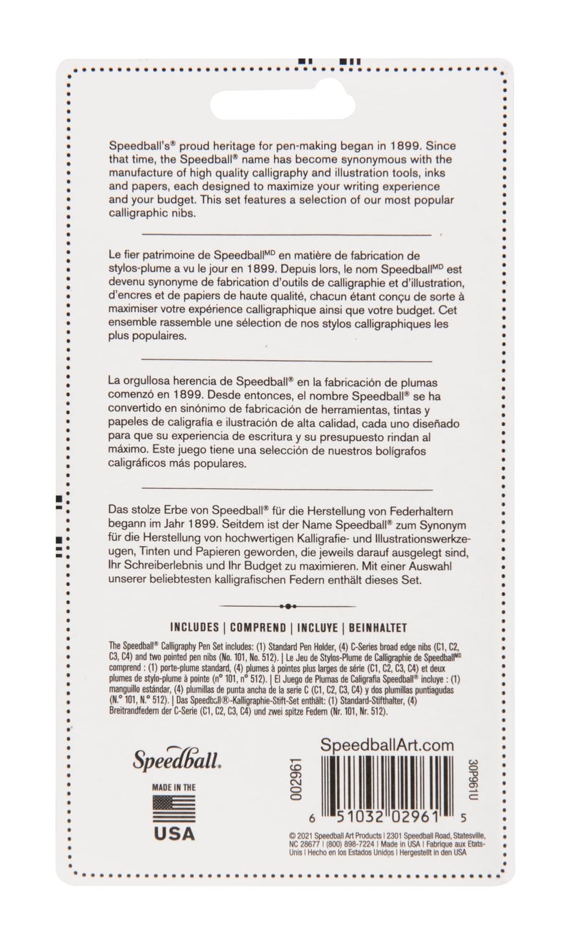 Speedball Basic Calligraphy Set, Set of 7 - Image 2