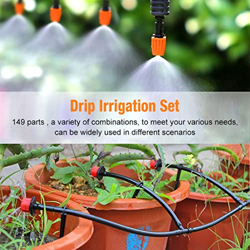 ELEPHANTBOAT® 30m Adjustable Automatic Drip Micro DIY Irrigation Kit Plant Water Saving System,Heavy Duty Tube Watering Kit for Patio,Lawn,Garden,Greenhouse,Flower Bed - Image 2