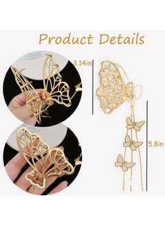 Butterfly Hair Clips 1Pcs Butterfly Metal Hair Claw Clip Big Nonslip Gold Hair Clamps Hair Accessories Butterfly Clip For Women Fashion Hair Supplies - pzsku/Z187EBBC392CB345DAAB0Z/45/_/1690022181/a8dd95b1-d836-4e8a-8c39-d0c7a8aa2843