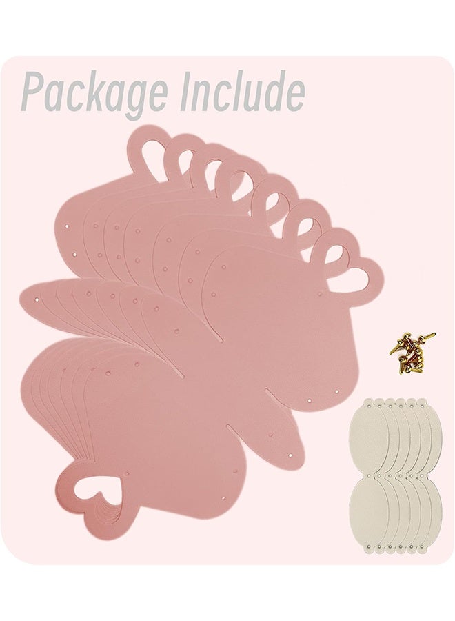 6 pack Pink Mini PU Leather Candy Gift Bags with Handle Reusable Small Handbag Birthday Party Favor Box for Wedding Bridal Shower Baptism Baby Shower - Image 5