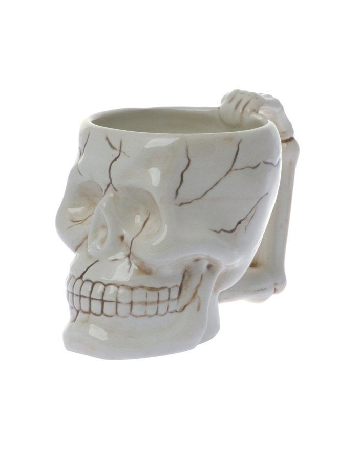 Pacific Giftware Human Skull Novelty Coffee Mug - Diabolical Bonehead Cup Ceramic 16 oz. Trading - Image 2