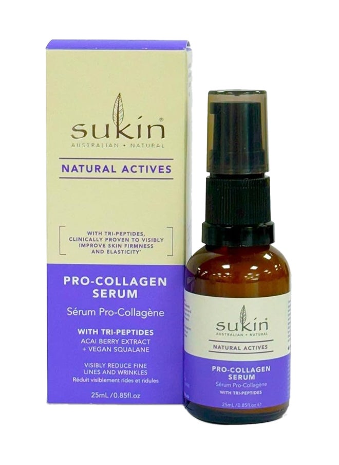 Sukin Sukin Natural Actives Pro-Collagen Serum, With Tri-Peptides, Visibly Reduce Fine Lines And Wrinkles, 25Ml  - Image 1