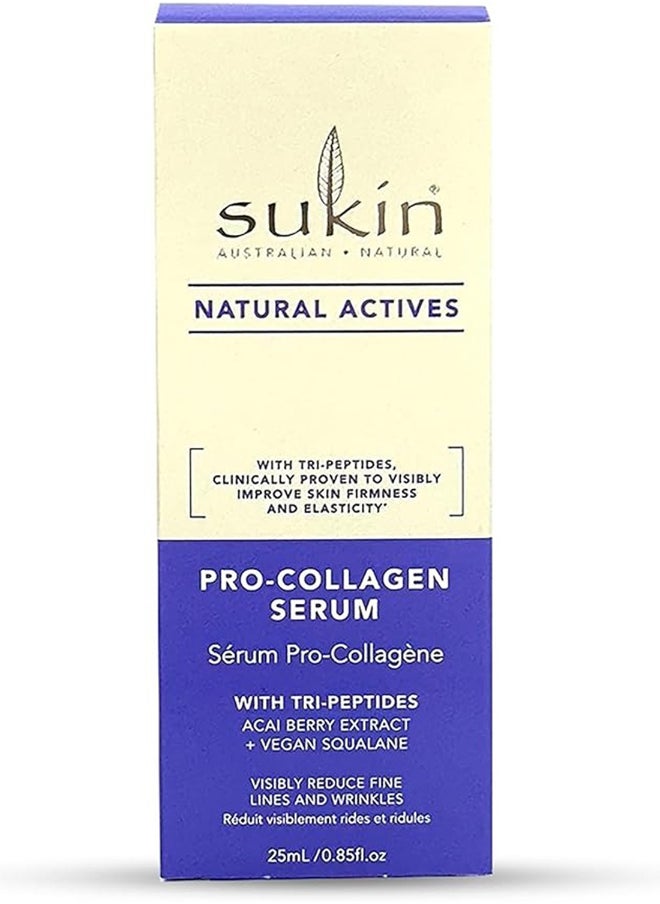 Sukin Sukin Natural Actives Pro-Collagen Serum, With Tri-Peptides, Visibly Reduce Fine Lines And Wrinkles, 25Ml  - Image 2