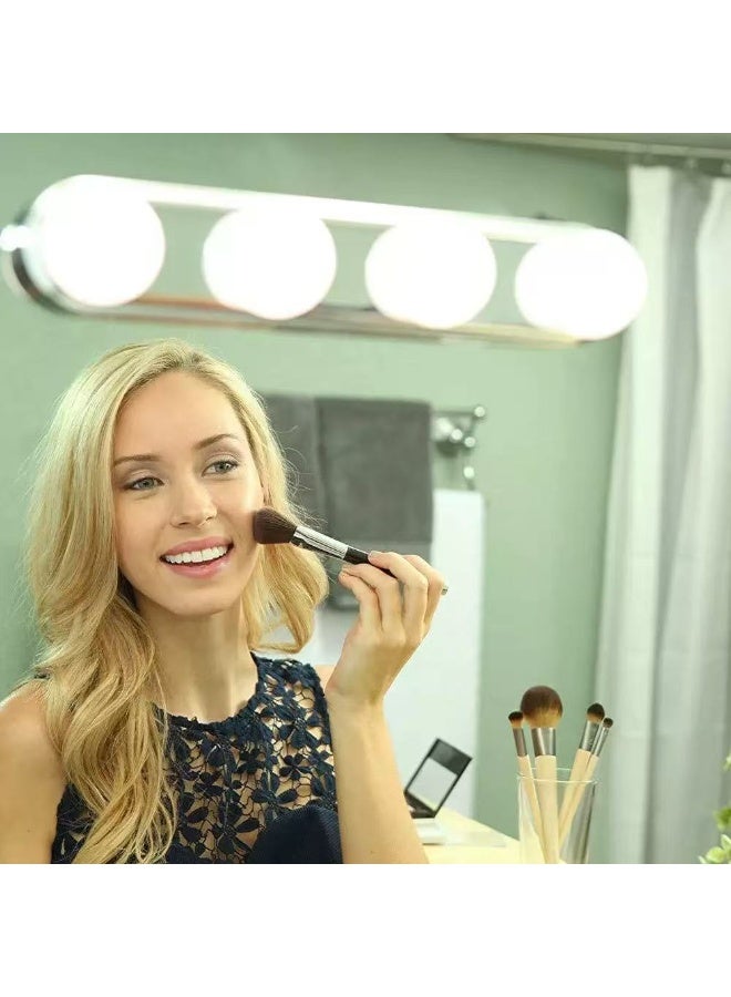 Goolsky Mirror Light Portable 4 Bulb One Integrated Suction Cup Model, Indoor LED Fill Light for Makeup Mirror Bulb Display,  Mirror Light Makeup Mirror Fill Light Display, Vanity Bulb String 4 Bulb Suction Cup Model, Display Stand - Image 5