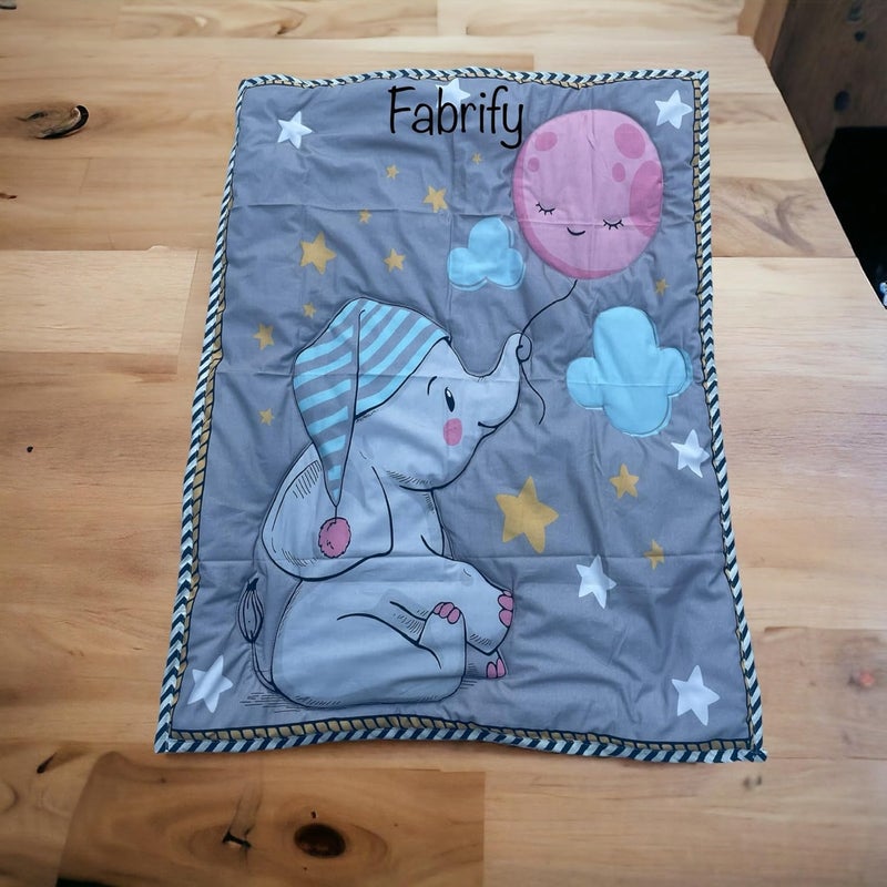 Fabrify 100 Cotton Baby Printed Mattress Godadi Rilka Bed Crib Cot Sheet Design 6 70x50 - Image 3