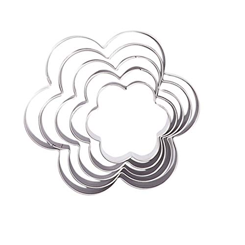Tmflexe Flower Cookie Cutter, Pack of 5… - Image 2