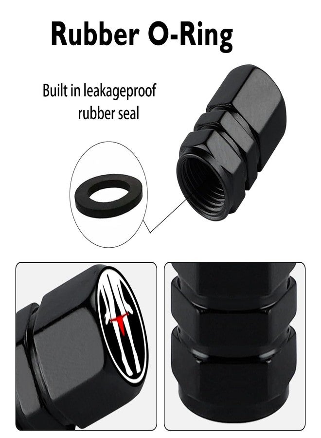Ldntly Tire Valve Stem Caps Funny Car Accessories 4-Pack-Aluminum Alloy Rust-Proof Universal Dust Covers Tire Air Cap for Car, SUV, Bike, Motorcycle,Funny Gifts - Image 3