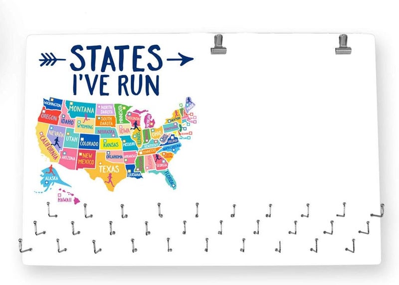 Gone For a Run معلق عرض الميداليات للعدائين - حامل الميداليات ورقم السباق - تصميمات متعددة - Image 2
