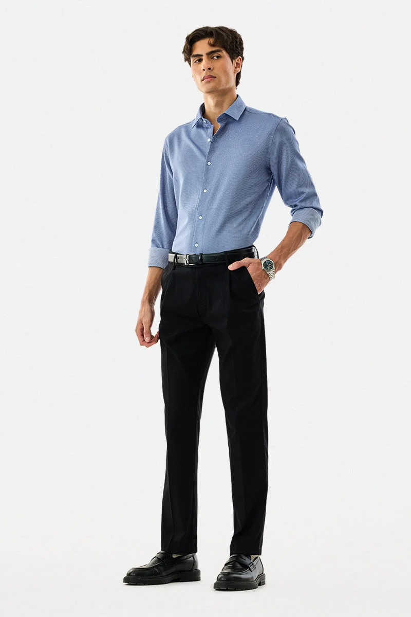 SNITCH بنطلون بقصة ضيقة مطوي بخصر مطاطي