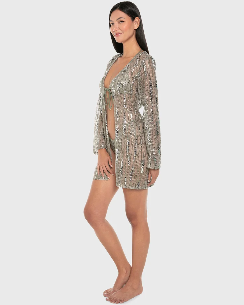 Isla & Evie Isla & Evie Short Swim Cover Dress