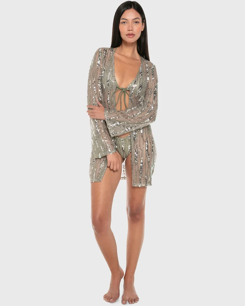 Isla & Evie Isla & Evie Short Swim Cover Dress