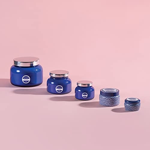Capri Blue Volcano Scented Candles - Luxury Glass Jar Candles for Home Scented with Tropical Fruit & Sugared Citrus - Soy Wax Blend - Capri Blue Volcano - Blue Color (19 oz) - Image 5