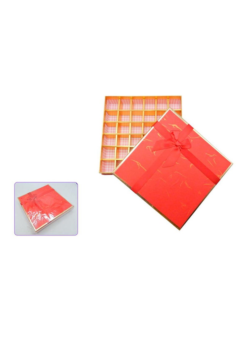 PARTY FUN Chocolate Box 23x23x5Cm. - Image 3