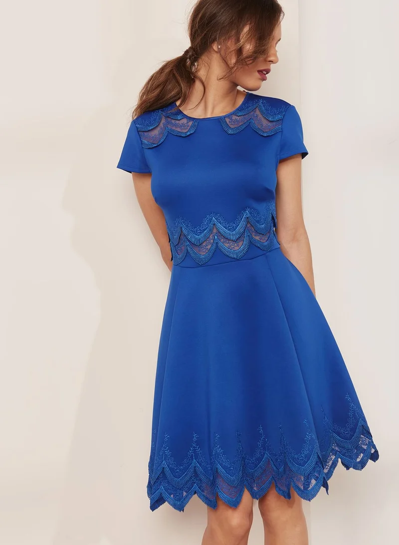 Ted Baker Lace Scallop Dress
