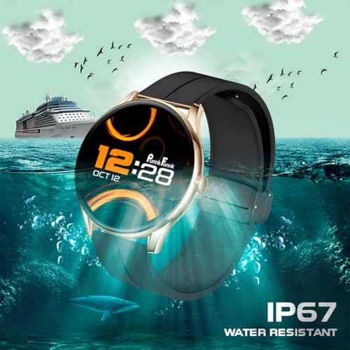 PunnkFunnk Glavito Round Dial Smartwatch 1.49" AMOLED Display, 100+ Sports Modes, IP67, Health Tracking, Bluetooth Calling, Crown Control, 100+ Watch Faces for Men & Women (Magnetic Black) - Image 4