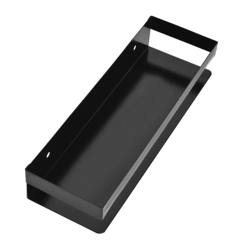 ZEELPETAL ZEELPETAL Powder Coated Metal MultiPurpose Bathroom Shelf Wall Mount Black 1  - Image 5