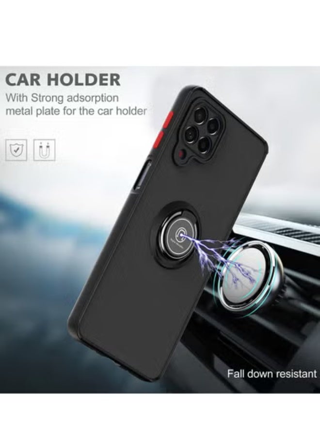 جولف لينك غطاء خلفي لحماية هاتف سامسونج M53، أسود/أحمر - Image 4