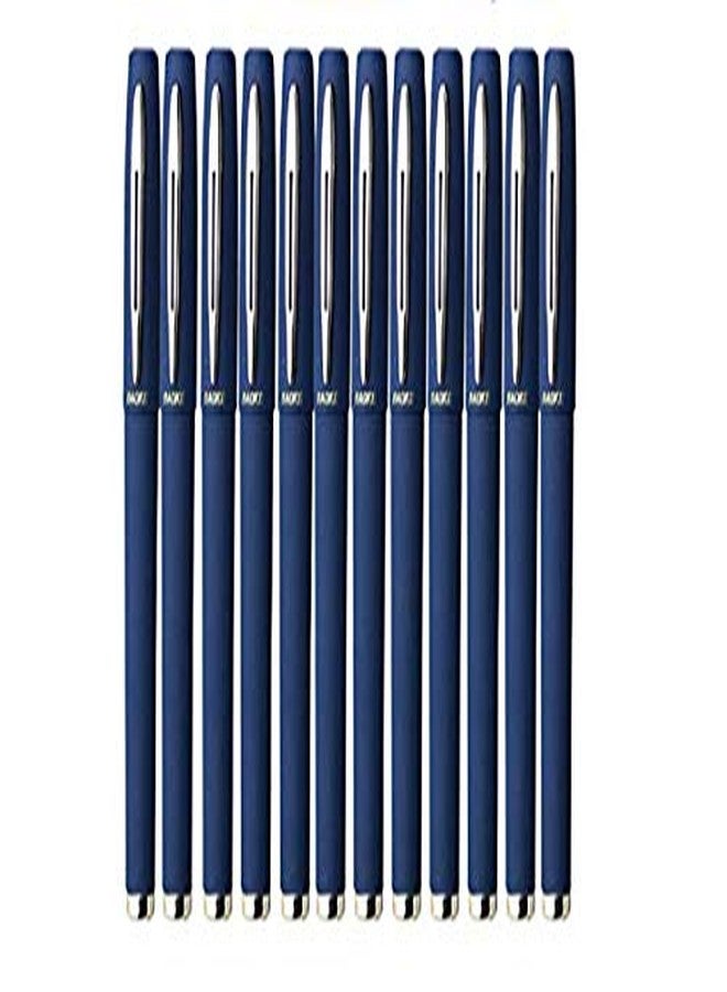 BaoKe gel ink Roller Ball pen,fine point, 1.0mm/ 0.7mm/0.5mm 12 count large capacity special student examination office neutral pen (BLUE, 0.7) - Image 1