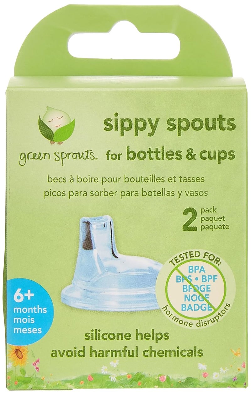 green sprouts Sippy Spouts for Bottles and Cups 2 Pack - Image 1