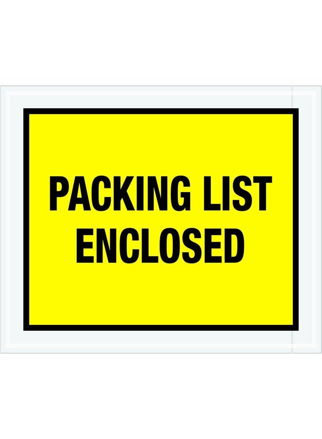 TLPL428 "Packing List Enclosed" Envelopes, Full Face, 10" x 12", Yellow (Pack of 500)