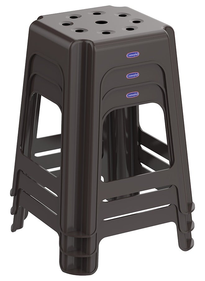 100Kg Capacity High Stool Square- 37D x 37W x 46H (Dark Brown) - pzsku/Z18802618B5683DA4E698Z/45/_/1732869502/aa327f23-4e6e-41c4-94f8-c863f9e59711