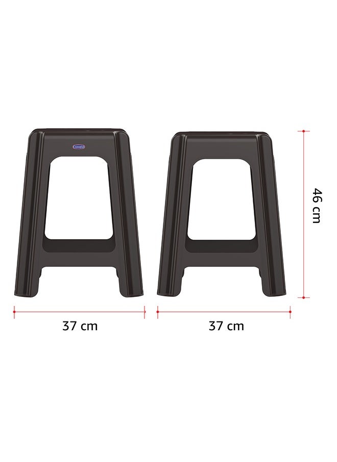 100Kg Capacity High Stool Square- 37D x 37W x 46H (Dark Brown) - pzsku/Z18802618B5683DA4E698Z/45/_/1732869515/5ecc65bd-886b-4164-b4a9-bcf3cdc2c0c2