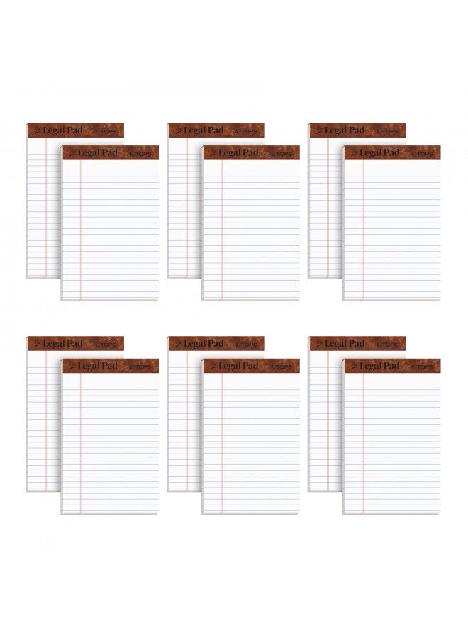 TOPS 5 x 8 Legal Pads, 12 Pack, The Legal Pad Brand, Narrow Ruled, White Paper, 50 Sheets Per Writing Pad, Made in the USA (7500) - Image 2
