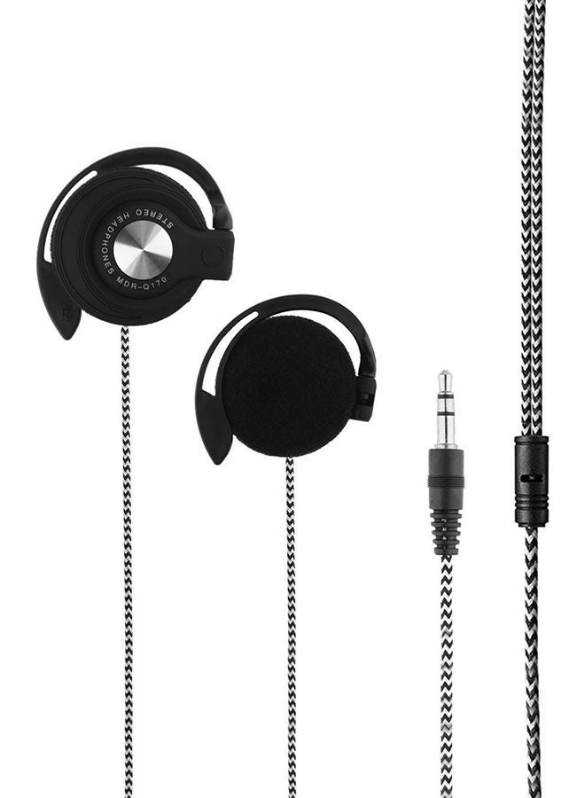 NIBEMINENT 3.5mm Wired Gaming Headset On-Ear Sports Headphones Ear-hook Music Earphones for Smartphones Tablet Laptop Desktop PC - Image 1