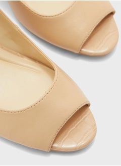 NINE WEST Cape9X9 Open Toe Mid-Heel Pumps  - Image 4