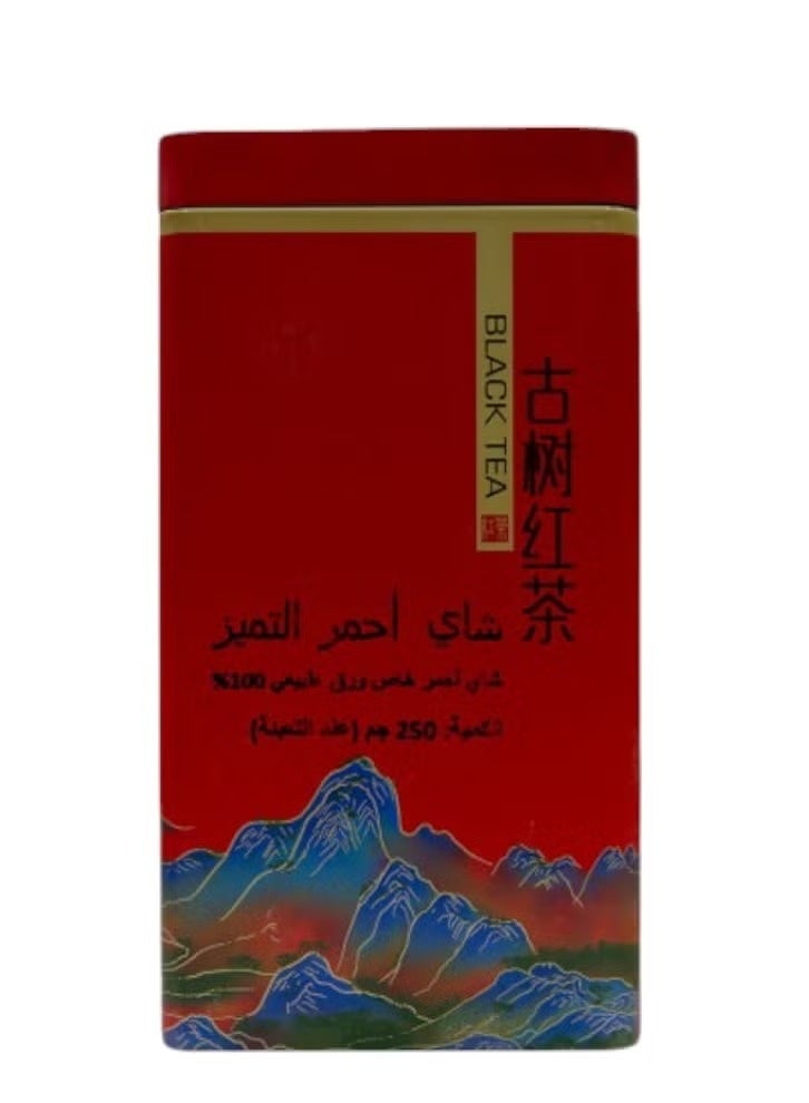 المشروبات العشبية شاي احمر التميز ورق طبيعي صيني 250 جرام
