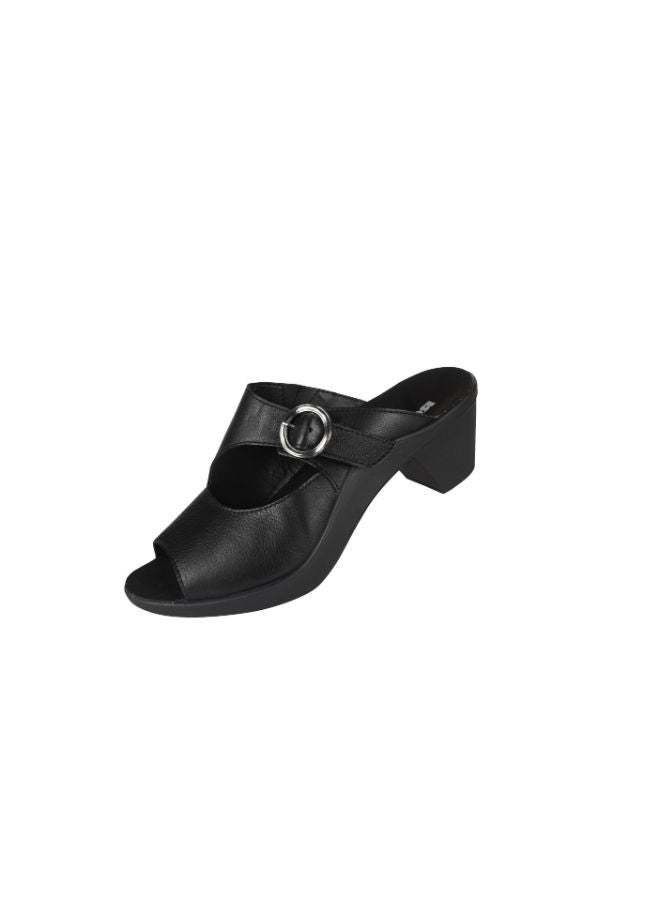 Romika Ladies Block Heel Sandals 27161-AR491 100 Black - Image 3