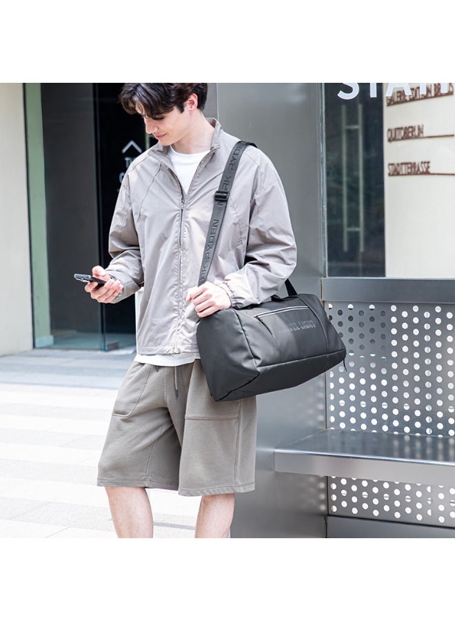 مارك رايدن MARK RYDEN MR-305 حقيبة رياضية وسفر | حقيبة أكسفورد خفيفة الوزن مع حجرة أحذية | قماش مقاوم للرذاذ مقاوم للماء - 40 × 22 × 20 سم - أسود - Image 2